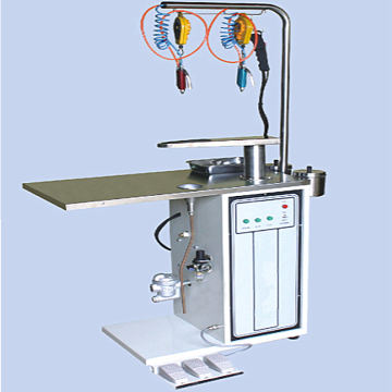 Laundry vaccum spotting table form finisher