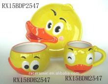 2016 cartoon animal children ceramic tableware
