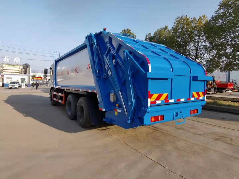 6x4 جمع الشاحنات الصرف الصحي شاحنات القمامة المدمجة