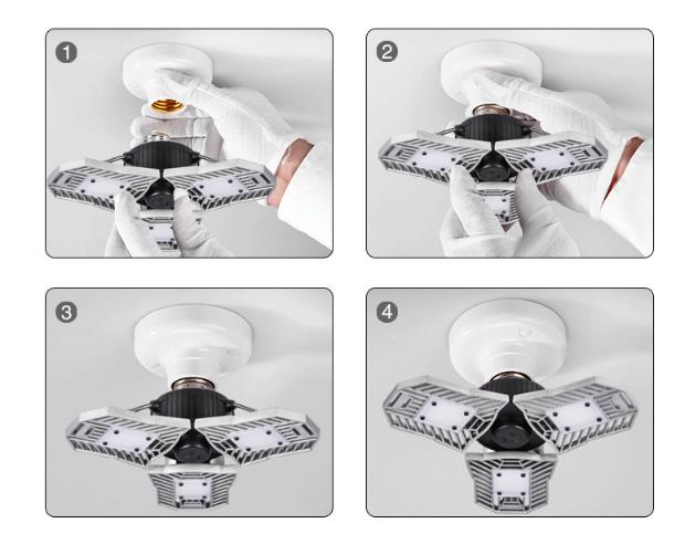 Foldable LED High Bay Light 