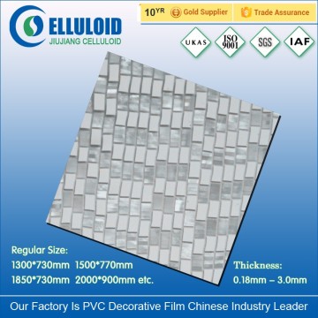 High gloss Laminated sheet pvc decorative sheet for acrylic