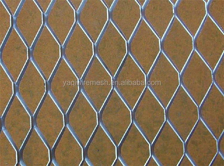 diamond stretched expanded metal polished stainless steel expanded metal mesh