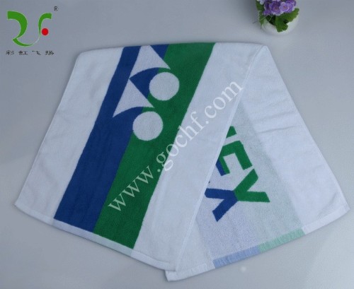 gym towels 100% cotton Customized jacquard sports towels