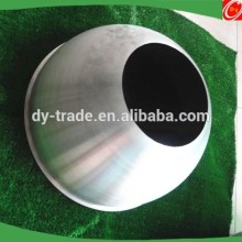 small aluminum hollow hemisphere