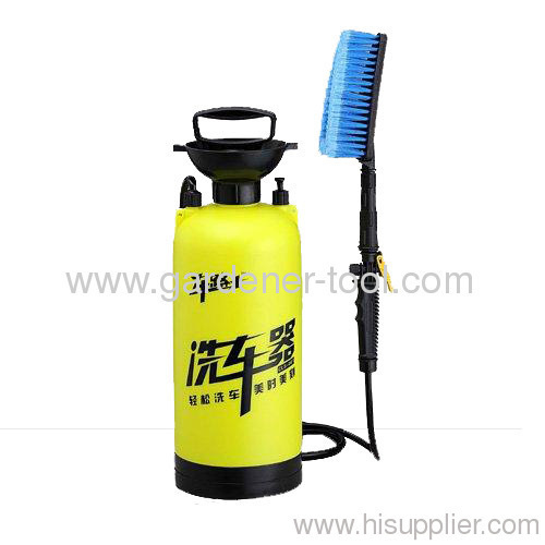 8l Water Pressure Sprayer With Brush For Car Washer 
