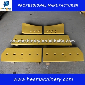 Heat treated manganese steel bulldozer blade &knife angle