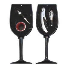 plastic box with wine accessories wine set