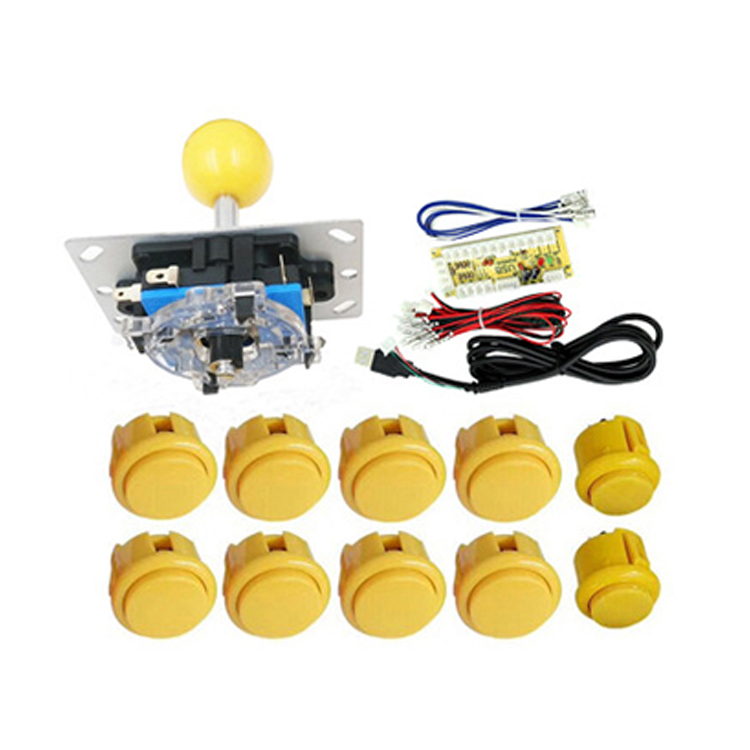 Arcade Parts Accessory Push Botón Joystick Arcade Kit