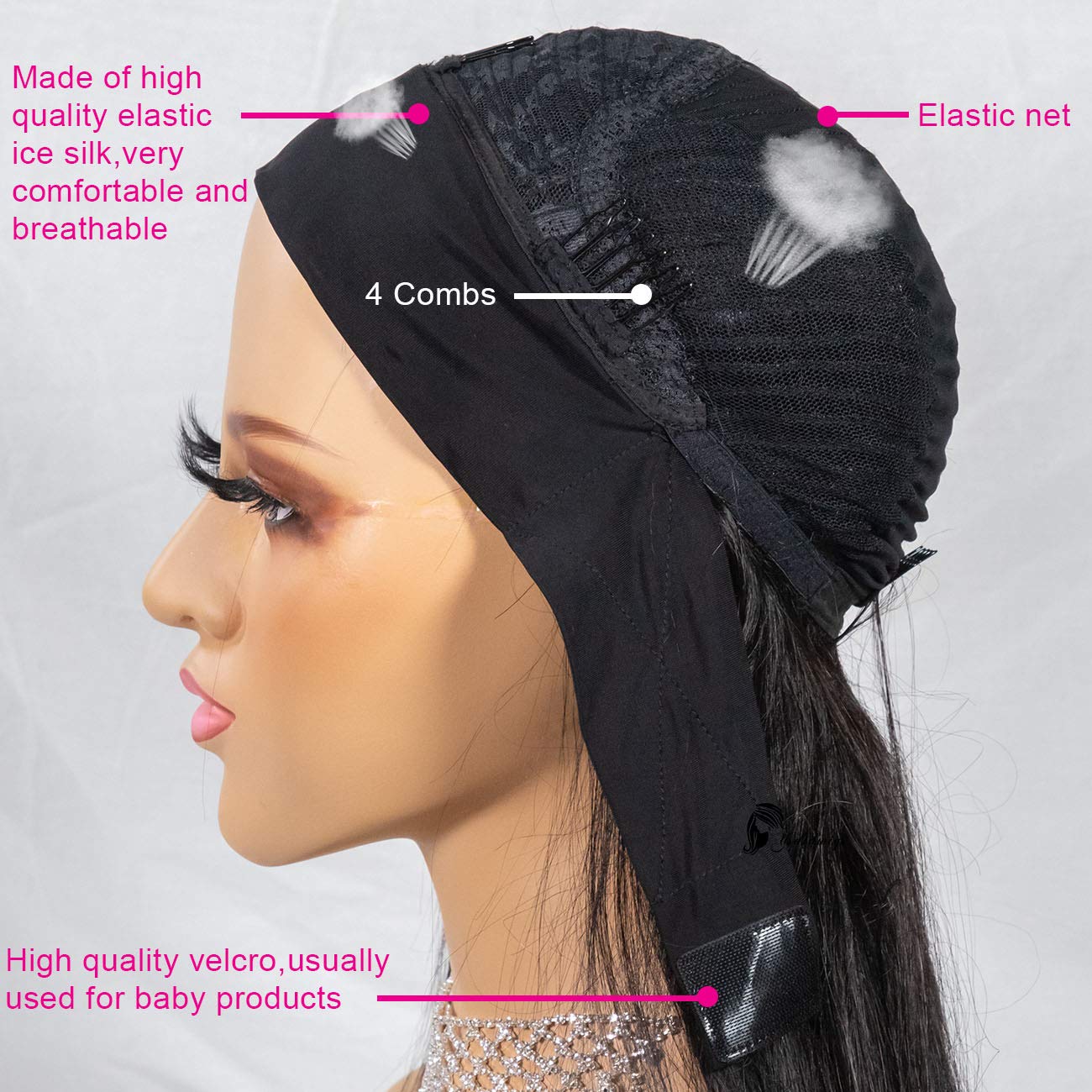 LSY 2021 New Design For Christmas Headband Wigs Glueless Human Hair Wigs Beginner Starter Friendly DIY Human Hair Wigs
