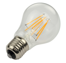 Hot sell! led filament bulb, 8w high brightness led transparent pc bulb, E27 base led bulb