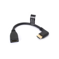 Reversible Short 8K HDMI Male to Female HDMI Cable