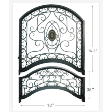 Wholesale Decorative Garden Wrought Iron Gate Fence