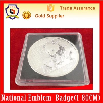 china cute panda souvenir coin as business gift/ custom challenge coin for souvenir (HH-souvenir coin-0070)