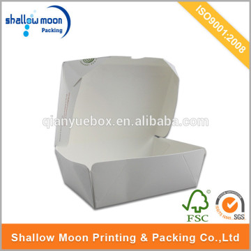 Disposable commercial paper bento box, whole sale disposable bento box