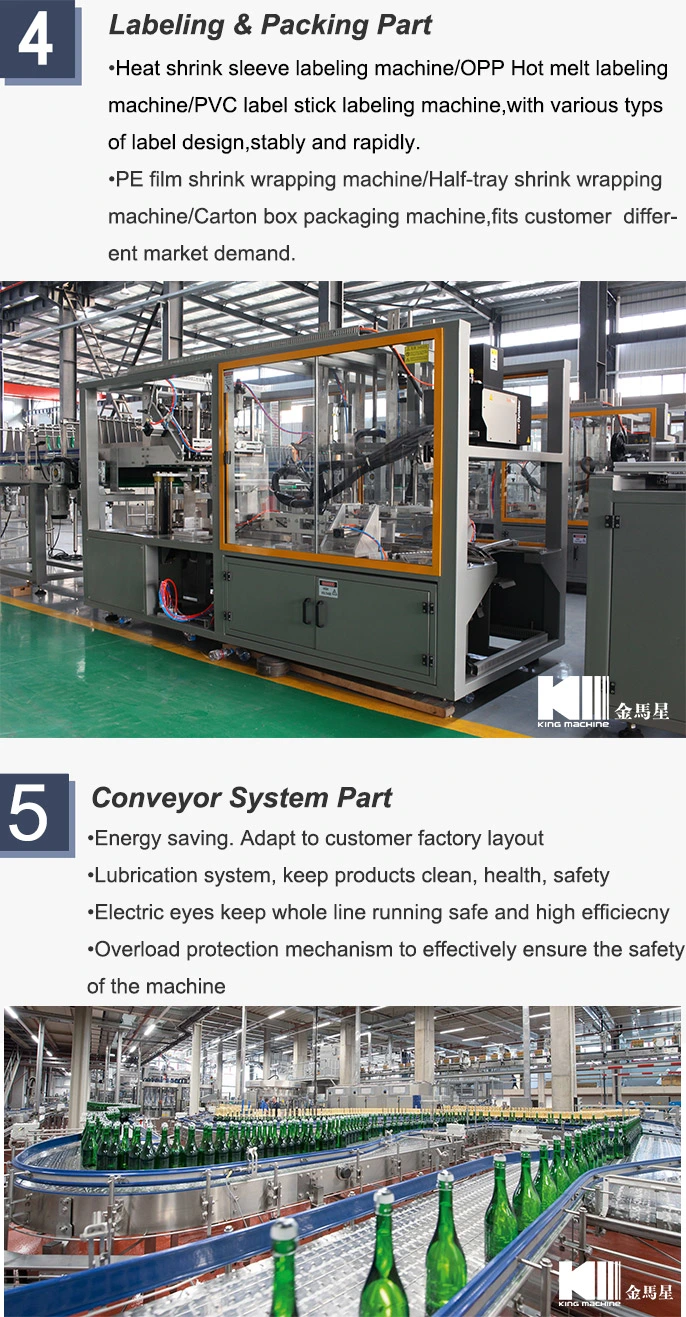 Automatic 3 in 1 Beer Drink Filling Production Line