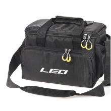 Nylon Waterproof Square Light Fishing Bag - Black Outdoor Satchel