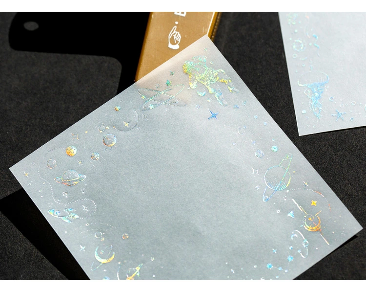 Laser Sulfuric Paper Notes of Memo Use Decorating Handbook