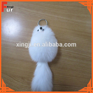 China Manufacturer Fox Fur Keychain