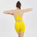 grossist kvinna yoga shorts uppsättningar