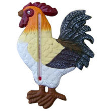 Cast-iron Rooster Thermometer