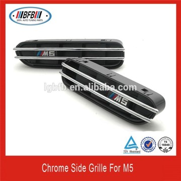 chrome front side vent hole frame trim cover insert for BMW M5