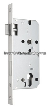 fire proof Euro profile standard mortise lever handle door locks with CE certificate