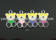 bear shape promotional key chain pendants