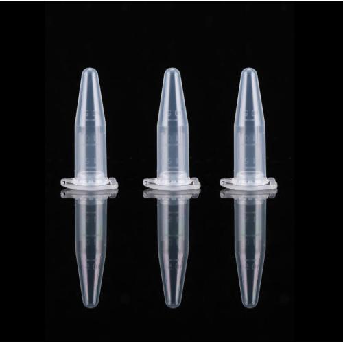 Micro tube à centrifuger transparent de 1,5 ml