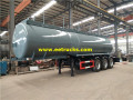 28500L Số lượng lớn HCl Tank Semi-Trailers