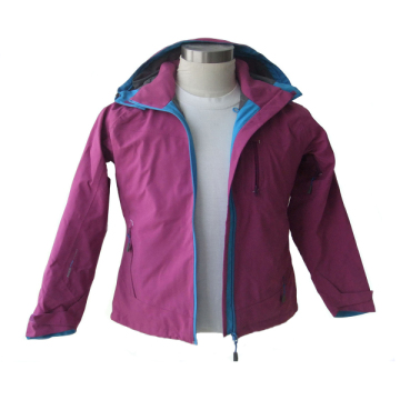 Womens Waterproof Hooded Softshell Jacket