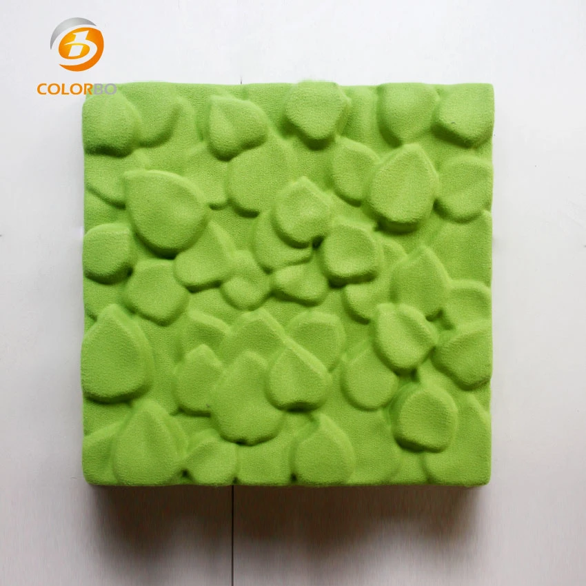 Home Theater 3D Polyester Fiber Wall Panel Decoration