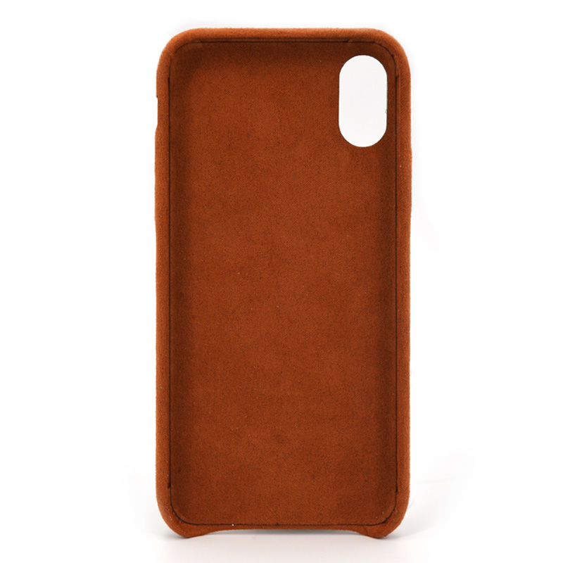 Capa de telefonia de couro premium para iPhone X