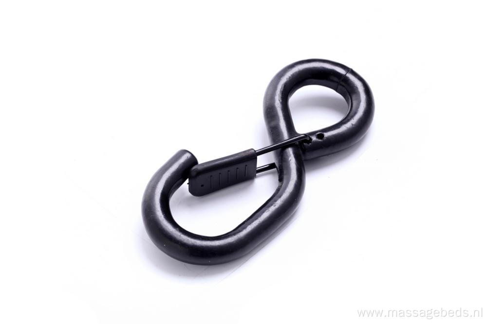 S Hook With Clip And Cover With Black PVC Coating