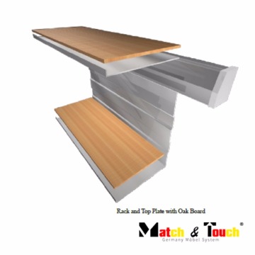 Rack and Top Plate with Oak Board