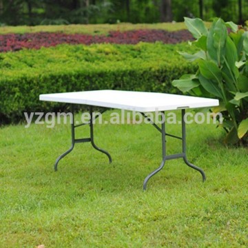 6ft HDPE Plastic Folding Dining Table rectangular folding table outdoor