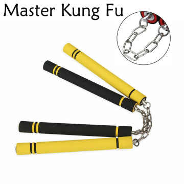 2019 JKD Martial Arts Training PVC Foam Sponge Padded Karate Practice Weapon Stick Nunchaku