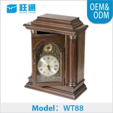 TOP QUALITY wooden classic alarm clock voice recorder