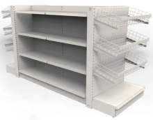 Metal goods display stand