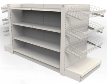 Metal goods display stand