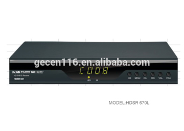 High Quality Digital Video Broadcasting Full HD DVB-S2 Satellite TV Receiver