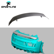 Carbon Fiber R8 Gen 2 Front Fins Diveplane for Audi R8 V10 2016- 2018 A Style