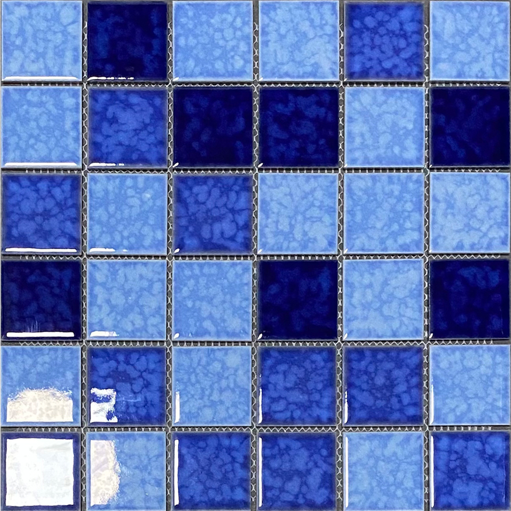 Piastrelle piscina in vetro a mosaico in ceramica di moda