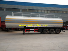 45m3 3 axles Gasoline Tank Semi Trailers