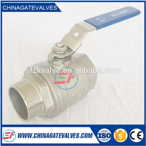 2PC Ball Valves Male/Female Threaded Ends Stainless Steel Ball Valves