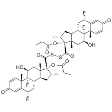 Disulfuro CAS 201812-64-8 del propionato de DesfluoroMethyl Fluticasone