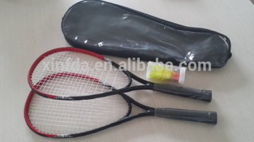High quality squash racket aluminum speedminton racket set