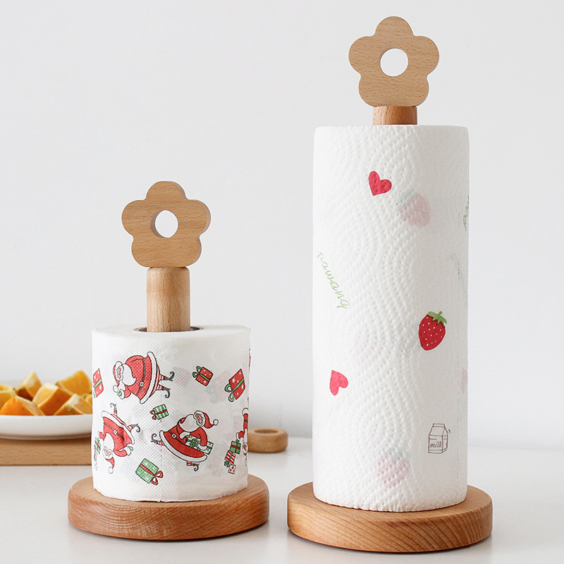 Porte-papier hygiénique en bois Wood Toilet Paper Holder