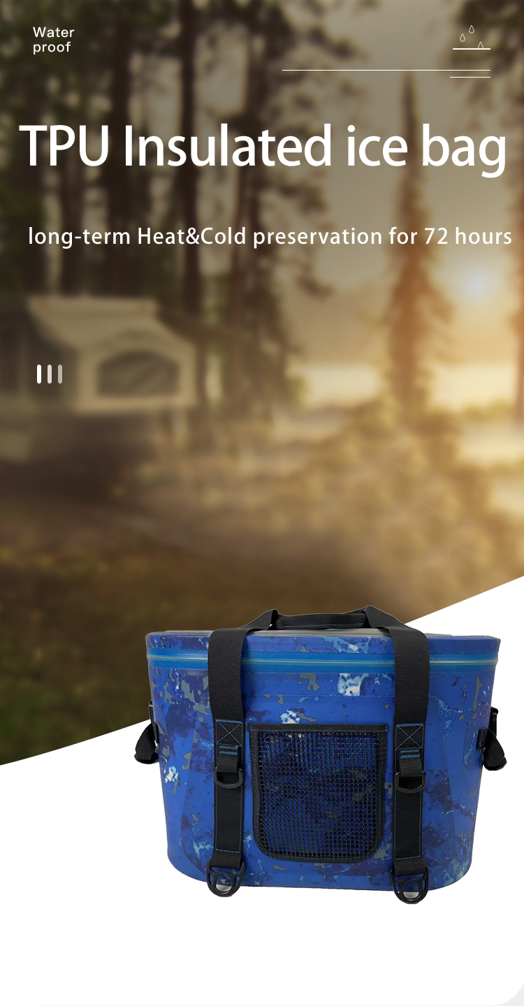 TPU Insulated ice pack food delivery small large cooler bag insulated Box Ice