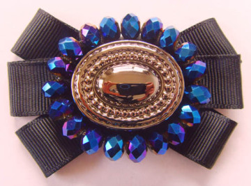 Women Black Camellia Flower Shoe Clips Fashion Ornaments