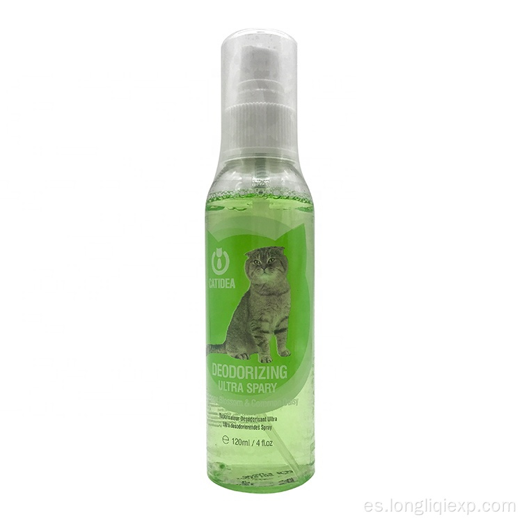 Desodorante en aerosol para gatos de alta calidad de 120 ml, desodorante para mascotas